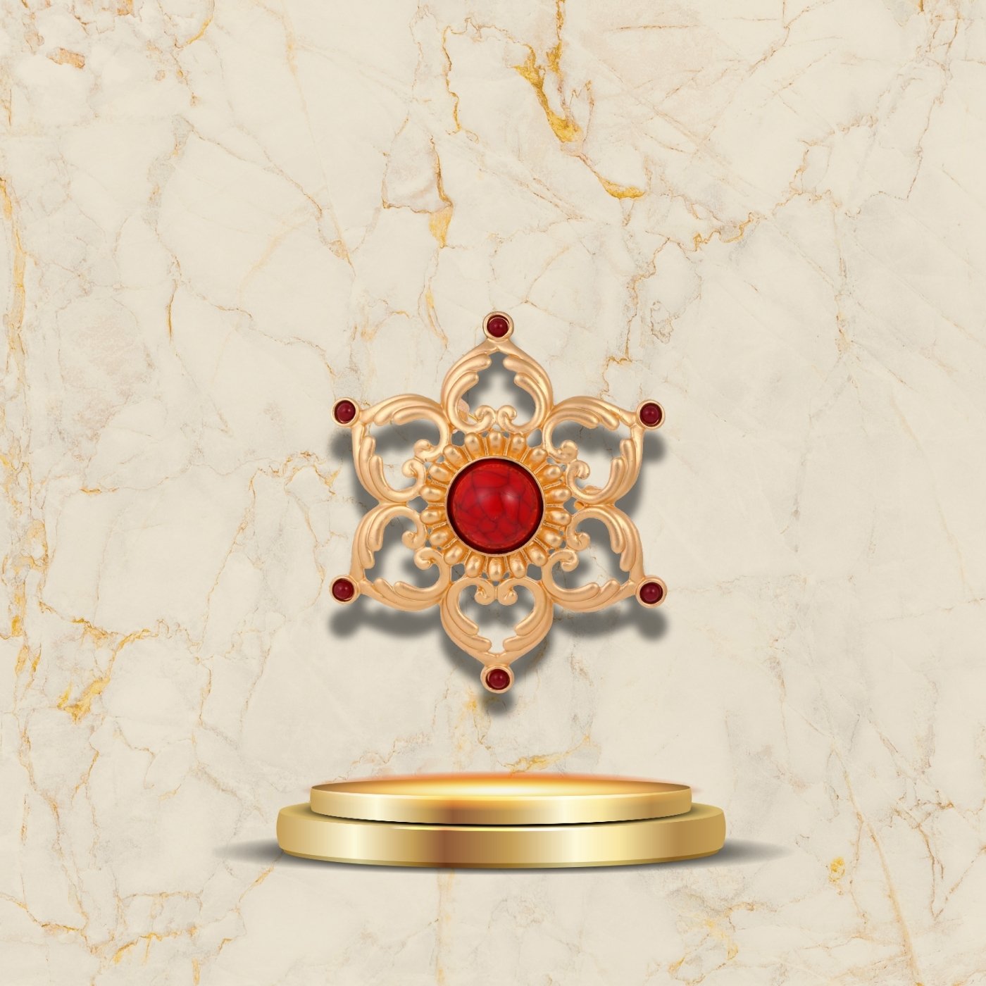 Broche Ancienne Orient Sublime - Accessoire chic et élégant