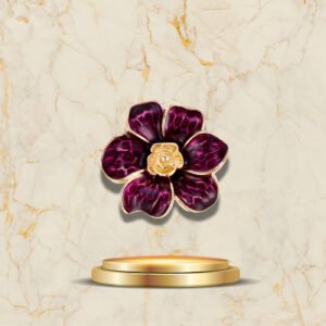 Broche Fleur Coquelicot Hypnotik Red - Accessoire vibrant pour embellir vos tenues