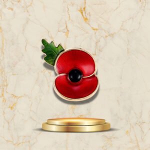 accessoire broche fleur coquelicot artisanal