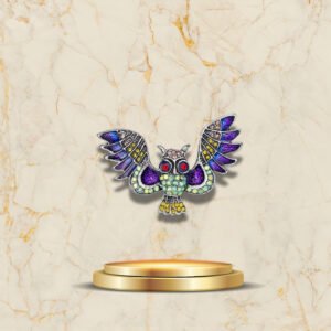 Broche Hibou Élégance Suprême - Accessoire chic pour toute occasion