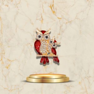 Broche Hibou Hypnotik - Élégance et charme pour tous les styles