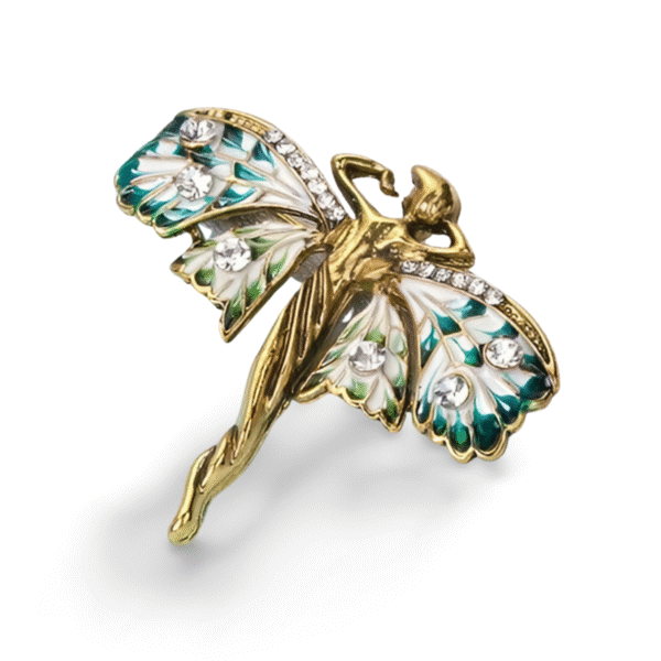 Broche Cœur Chérubin