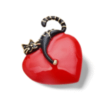 Broche Cœur Farniente Féline
