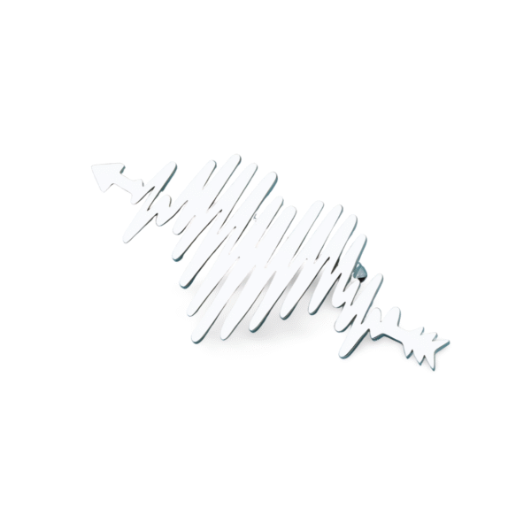 Broche Coeur Cardiogramme