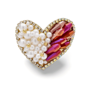 Broche Cœur Amour Pluriel