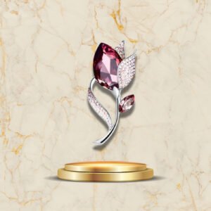 Design raffiné inspiré de la rose en pleine éclosion