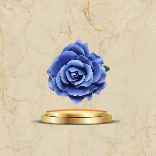 Broche décorative rose rouge glamour
