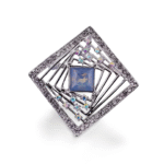 Broche Originale Tourbillon Argenté