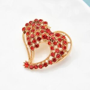 accessoire broche cœur flot de bonheur