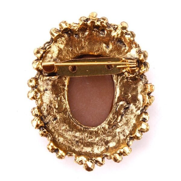 accessoire de mode broche camée étoilé