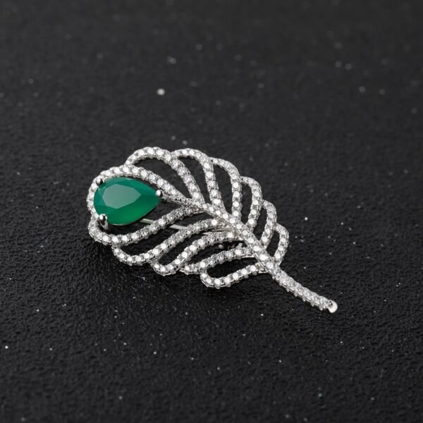 accessoire de mode broche feuille