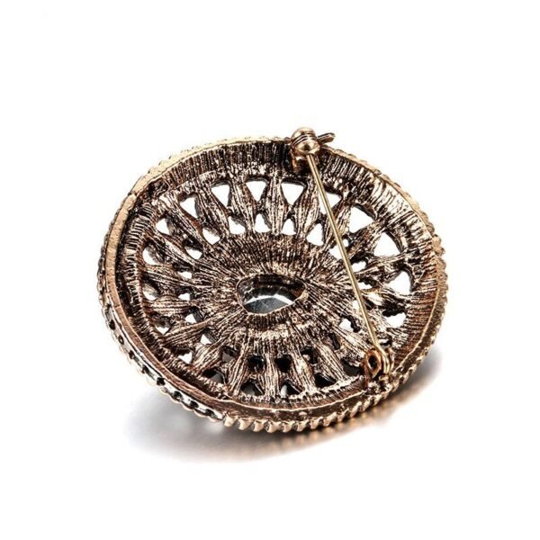 accessoire de mode broche à strass ancienne