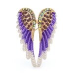 accessoire mode broche ailes d'ange