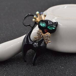 accessoire mode broche chat altesse royale