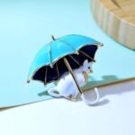 accessoire mode broche chat parapluie