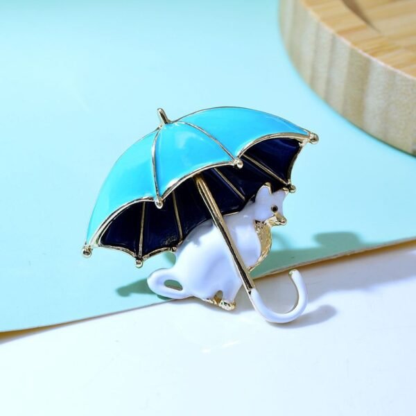 accessoire mode broche chat parapluie