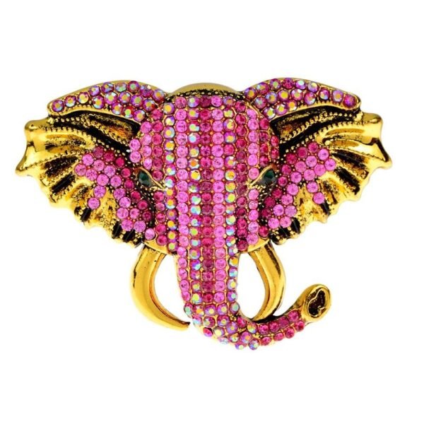 accessoire mode éléphant brillant