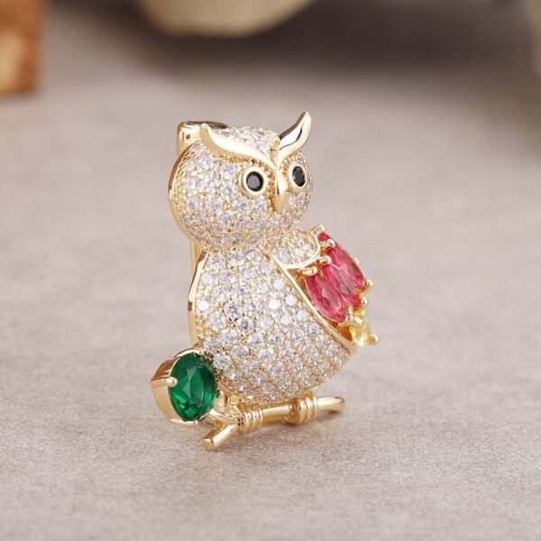 accessoire mode hibou blanc