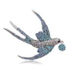 accessoire mode oiseau hirondelle