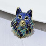 accessoire mode tête de loup