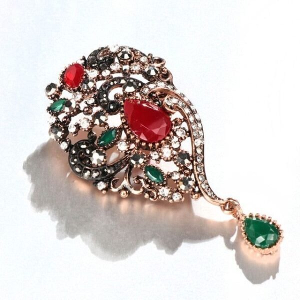 bijou ancien bouquet fleuri