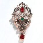 accessoire vintage broche colors