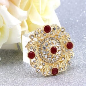 accessoire vintage broche strass