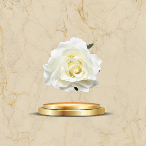 Broche fleur rouge élégante pour vêtement