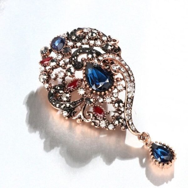 broche bouquet fleuri vintage
