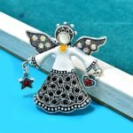 bijou broche ange gardien