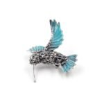 bijou broche design oiseau ailé