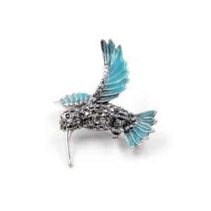bijou broche design oiseau ailé
