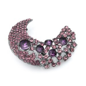 bijou broche lune
