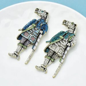 bijou broche motif cheval