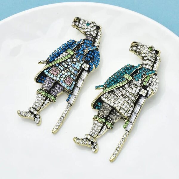 bijou broche motif cheval