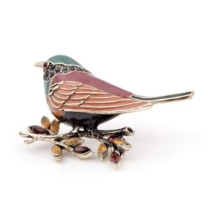 bijou en forme d'oiseau beau merle