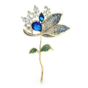 bijou en forme de fleur rose