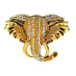 bijou fantaisie éléphant scintillant