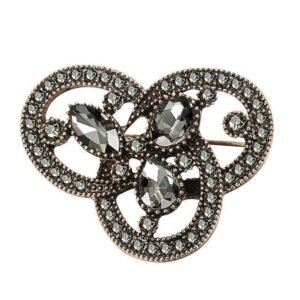 broche ancienne arabesque