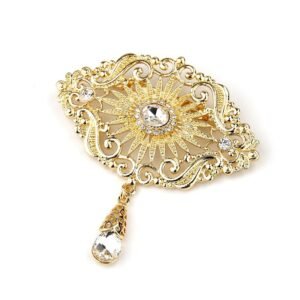 broche ancienne candeur cristalline