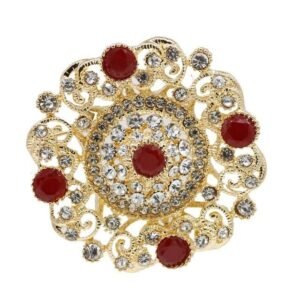 Broche Ancienne Strass & Paillettes