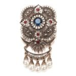 Broche Ancienne Style Indien