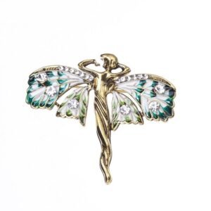 Broche Cœur Chérubin