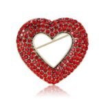 Broche Cœur Cristaux de Vie