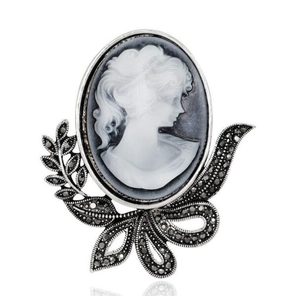Broche Camée Jours Paisibles