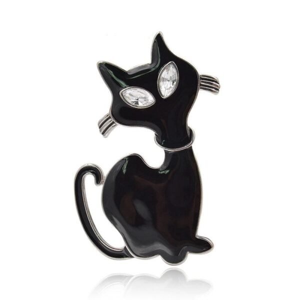 Broche Chat Minimaliste
