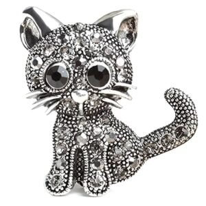 Broche Chat Vintage