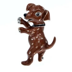 Broche Chien Danseur Heureux