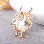 broche créative hibou