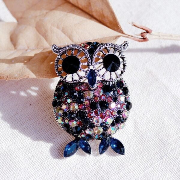 broche créative hibou pour évenements